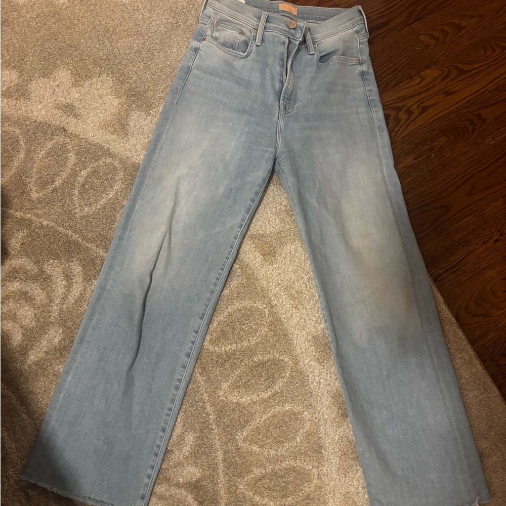 MOTHER Light Blue Flare Jeans